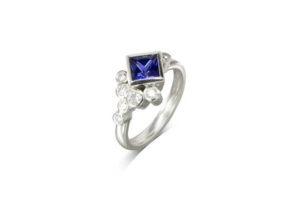 Tanzanite Engagement Ring