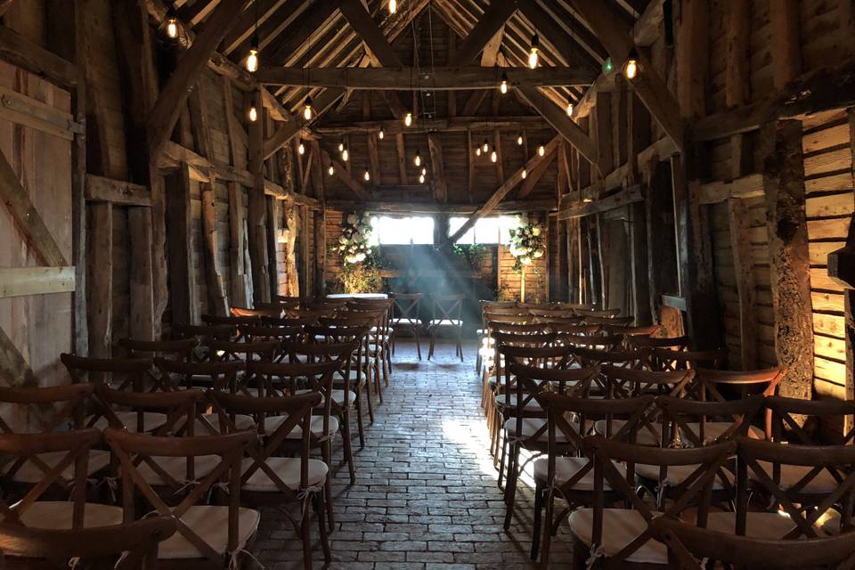 Ceremony barn