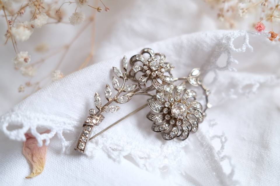 Antique Diamond Brooch
