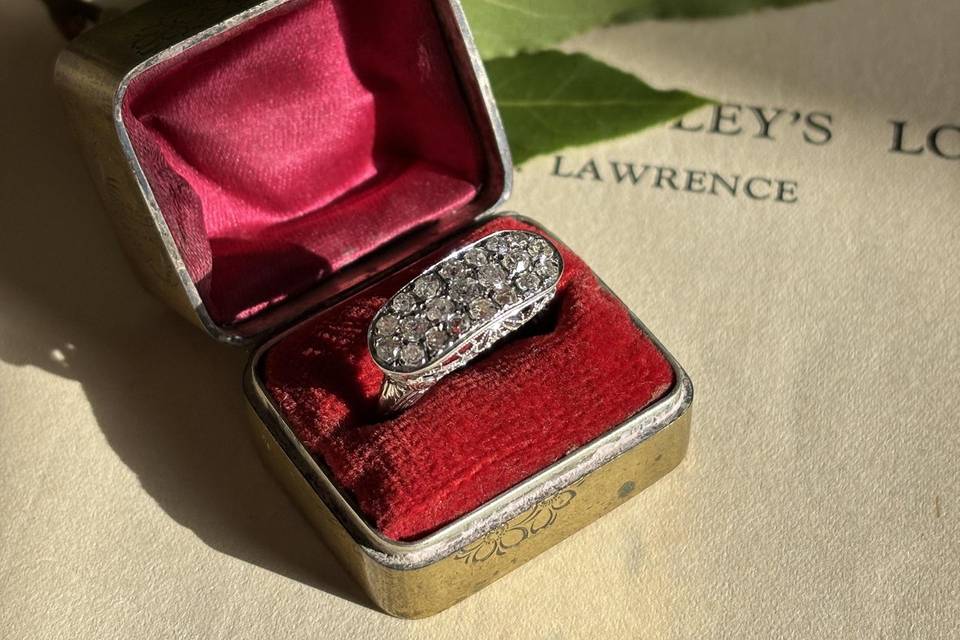 Art Deco Cobblestone Ring