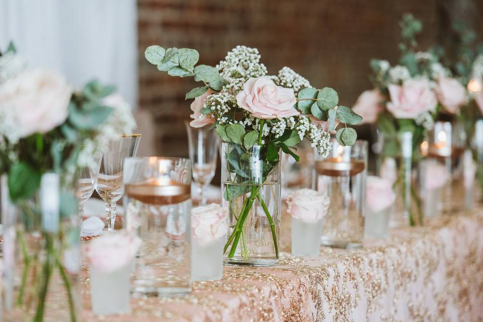 Bud vases & Floating candles