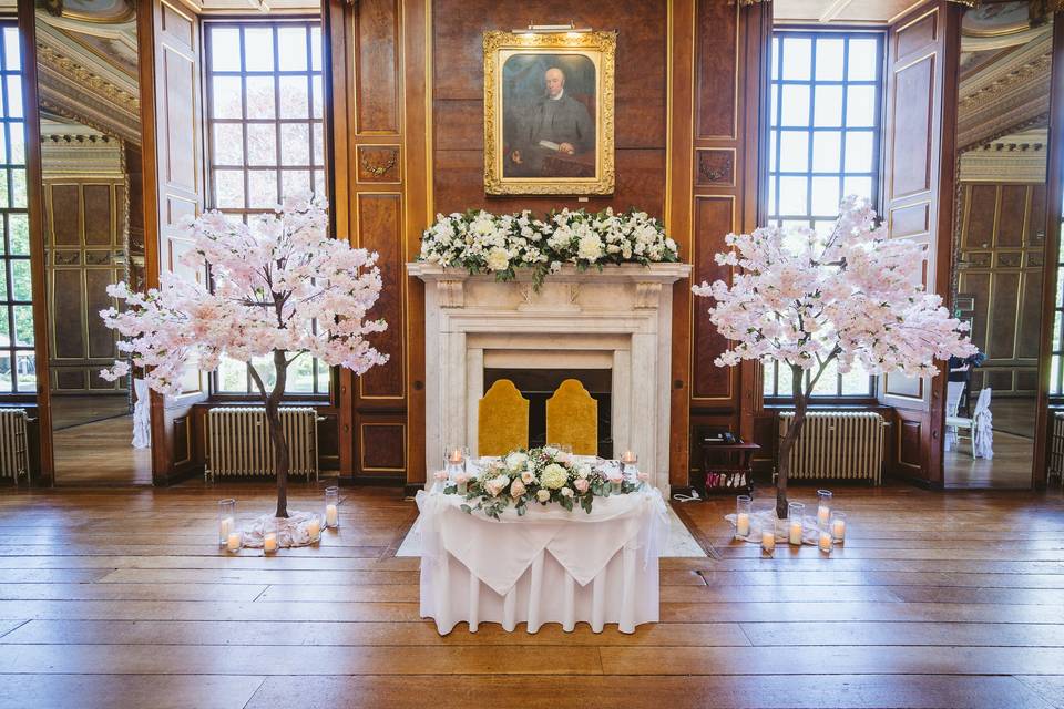 Ballroom at Gosfield Hall