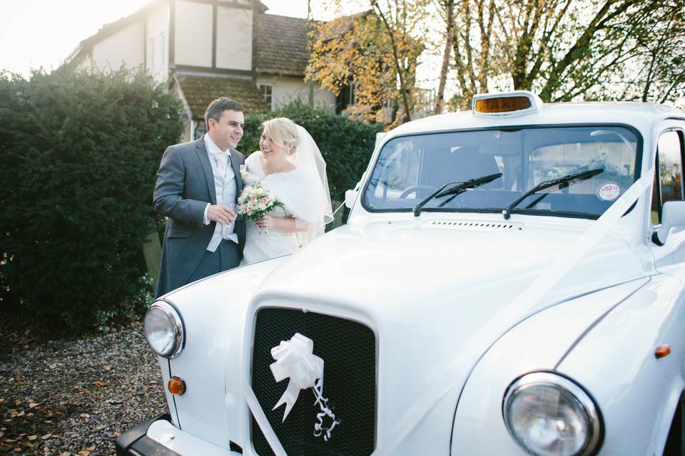 The White Wedding Taxi