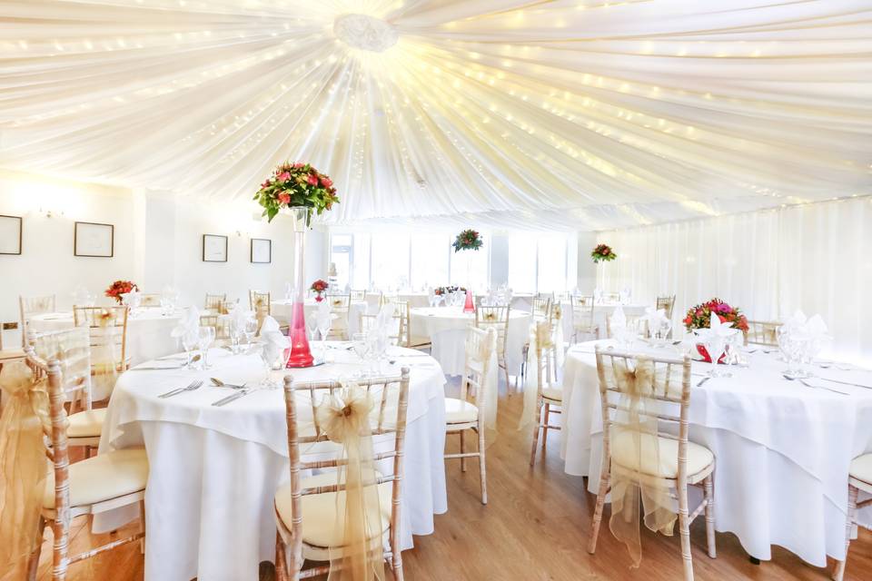 Bright and airy reception room