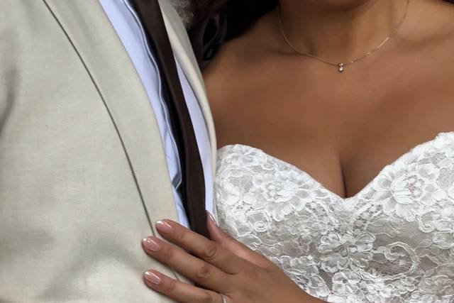Just married moments