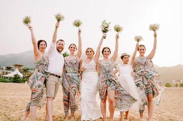 Bridal & party abroad