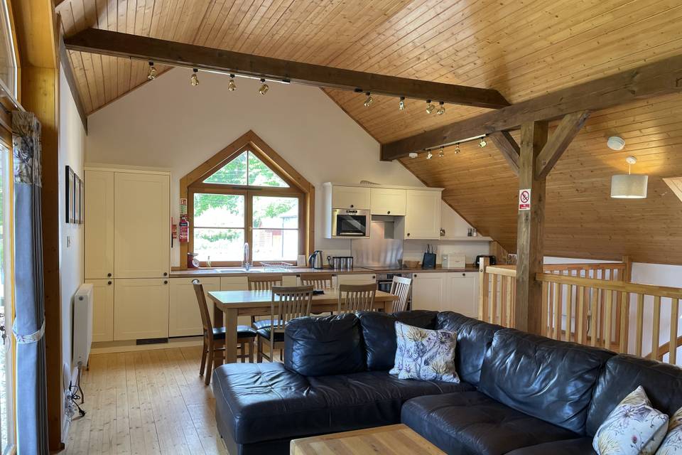 Open plan living - 3 bed lodge