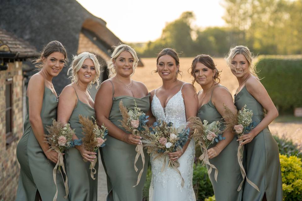 GemMakeup bridal party