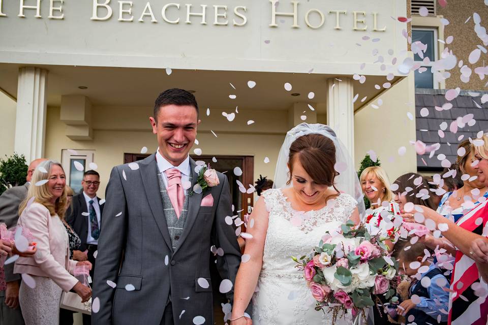 Confetti at The Beaches Hotel