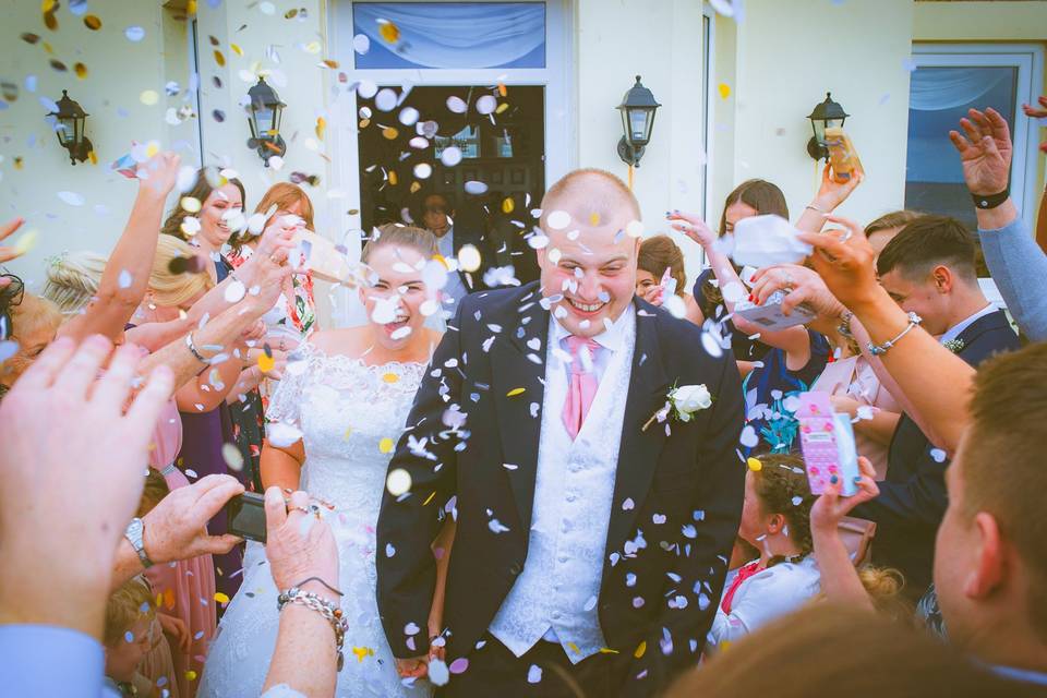 Confetti at The Beaches Hotel