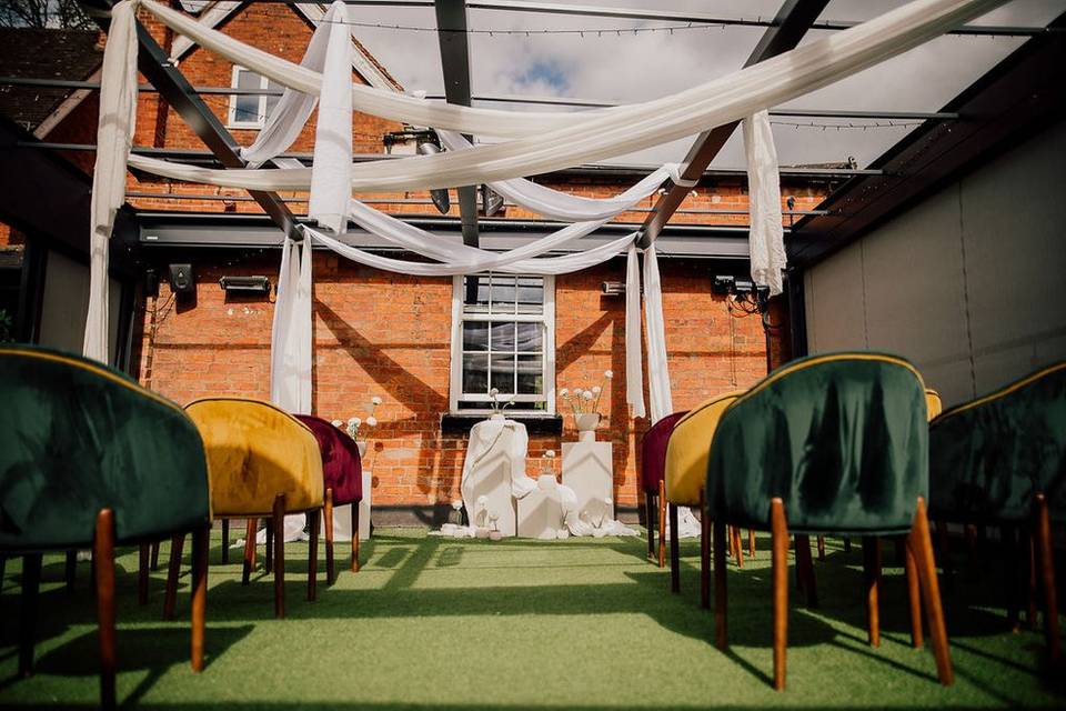 Roof Terrace Wedding Ceremony