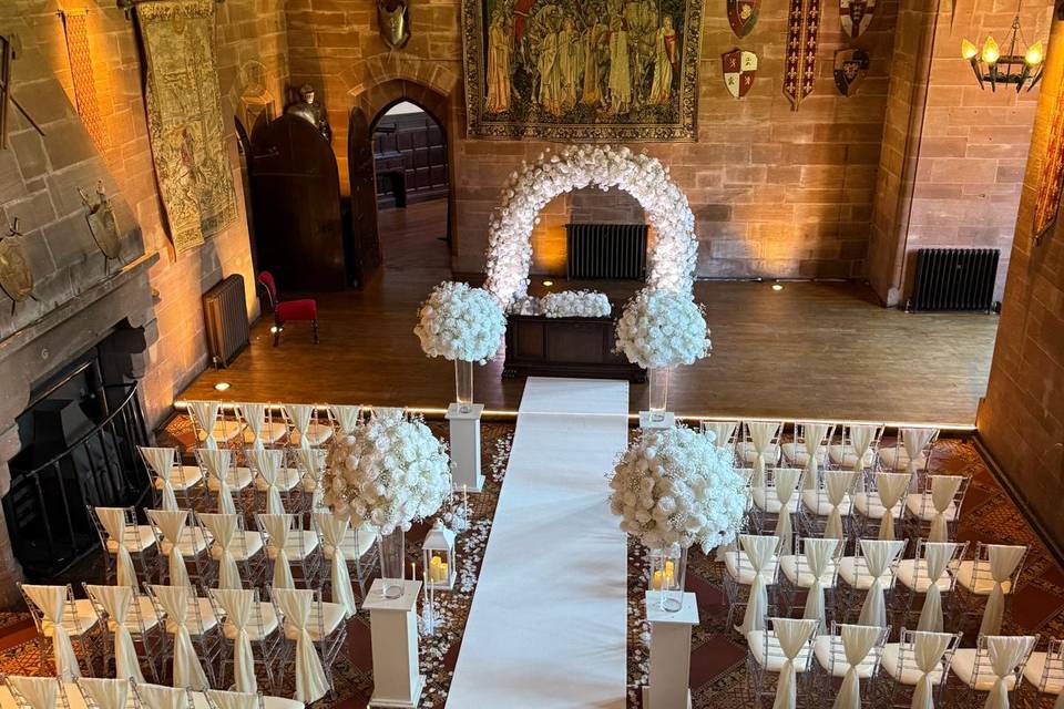 Wedding at Peckforton Castle