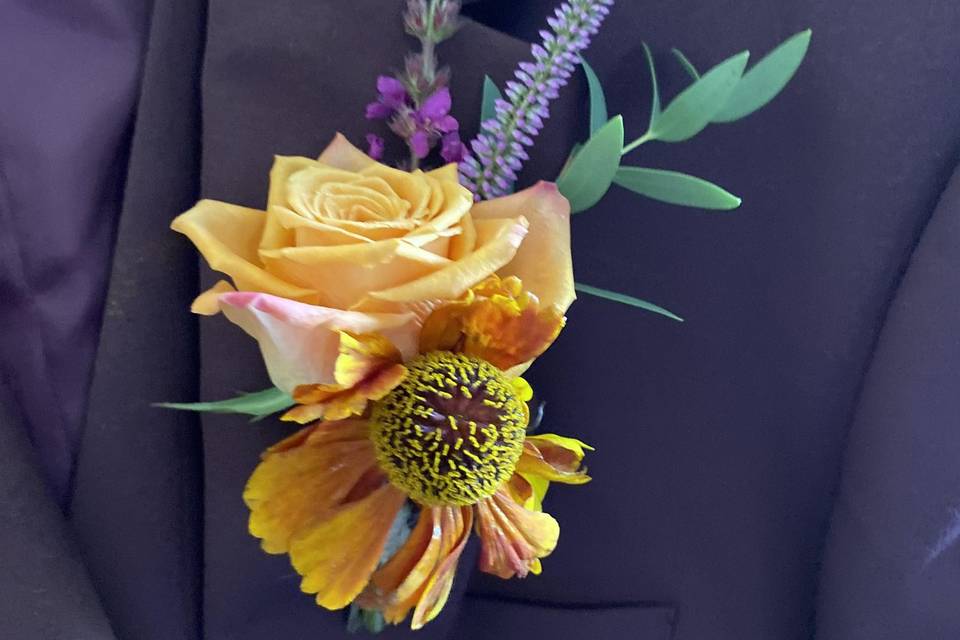 Sally & Andrew - buttonhole