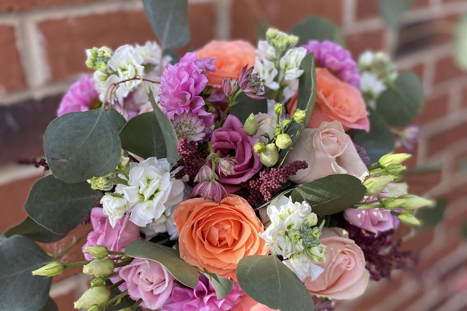 October bridal bouquet