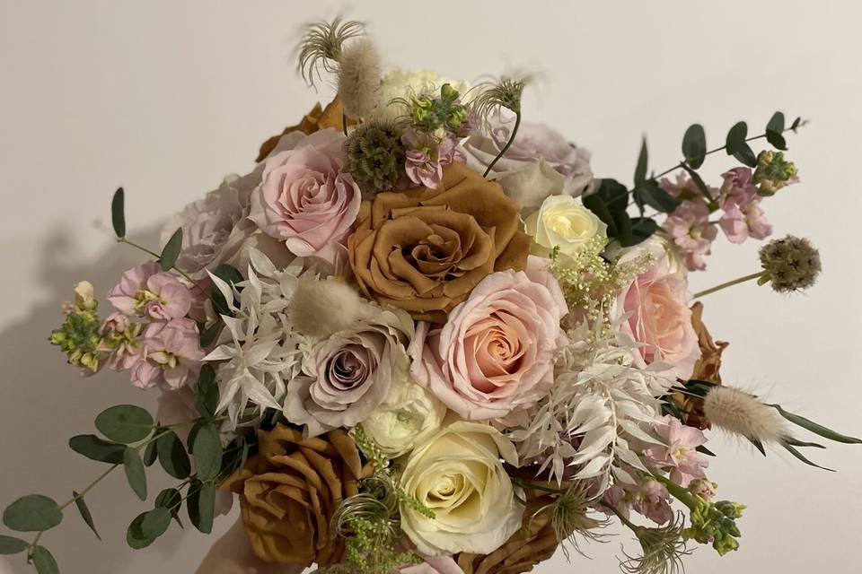 March bridal bouquet