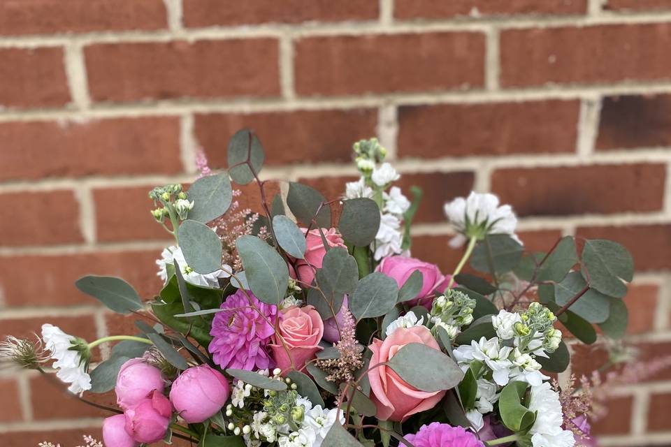 October bridal bouquet