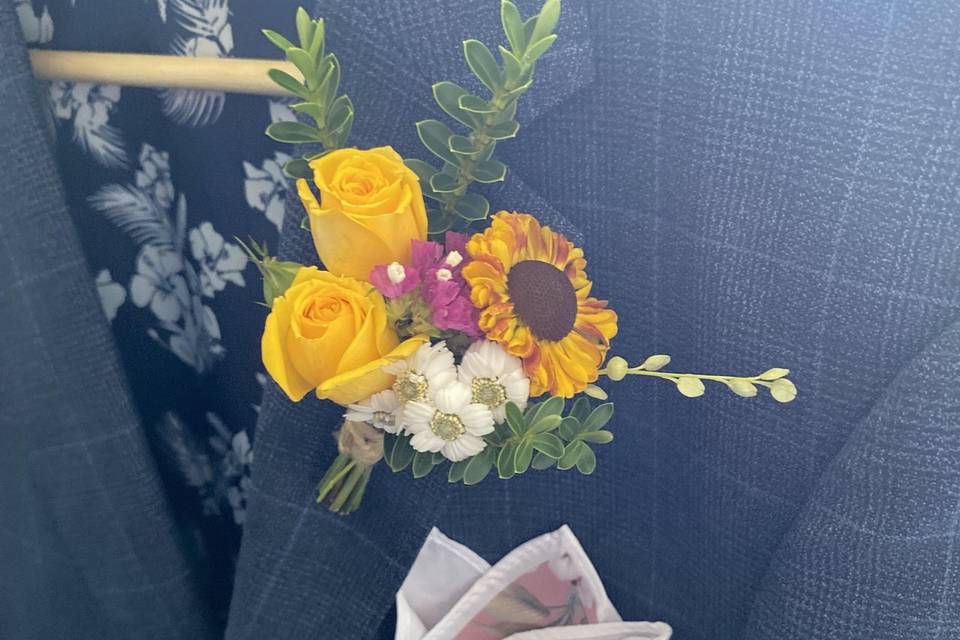 Groomsman buttonhole