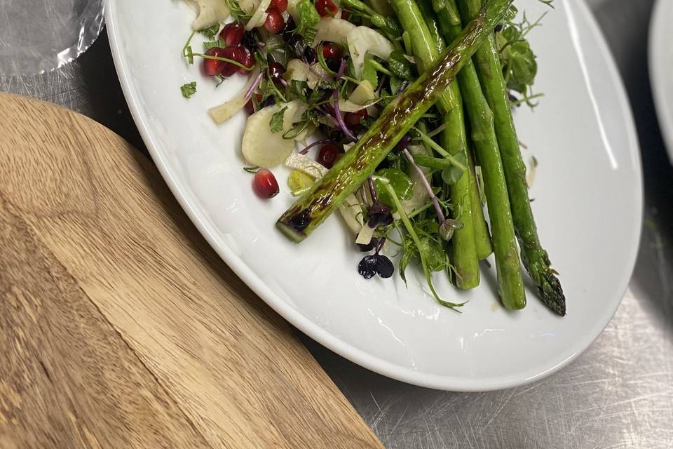 Asparagus & Pomegranate