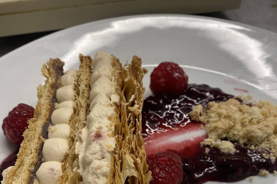 Raspberry Mille Fuille