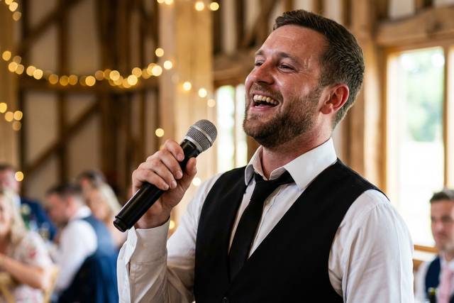 Surprise wedding vocalists