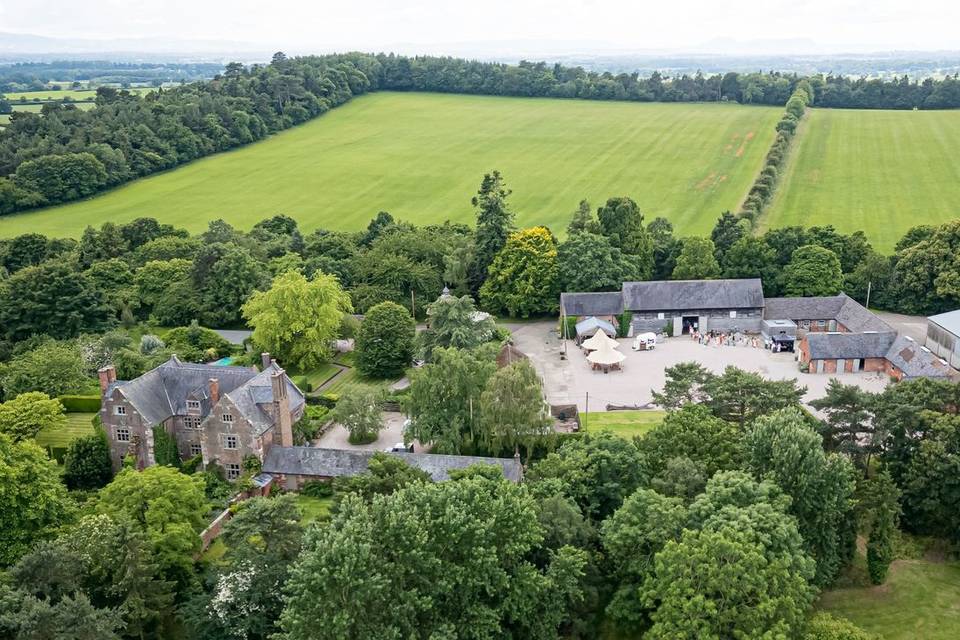 Lea Hall and the Barn