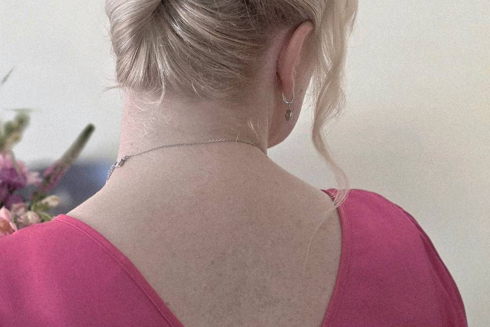 Modern chignon