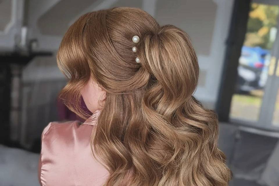Flipped half up