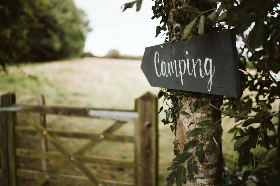 Glamping for 20 guests