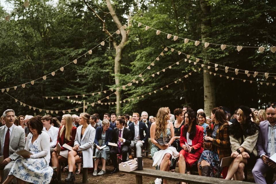 Woodland ceremony space