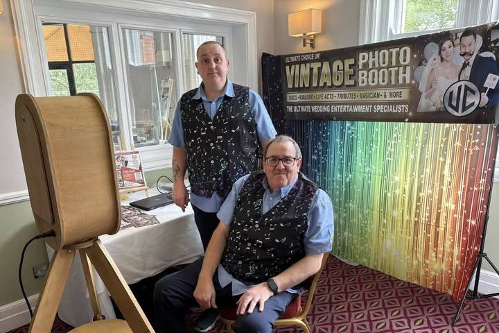 MIKE AND RICH AT WEDDING FAYRE