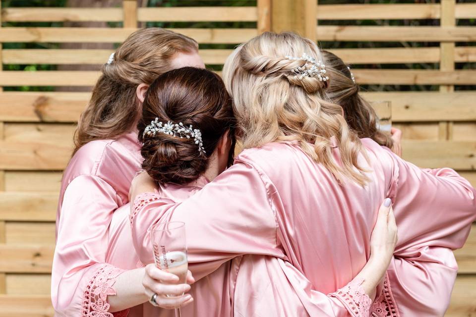 Bride & Bridesmaids Hair