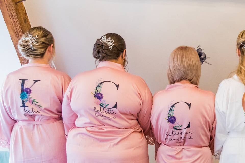 Bride & Bridesmaids Hair