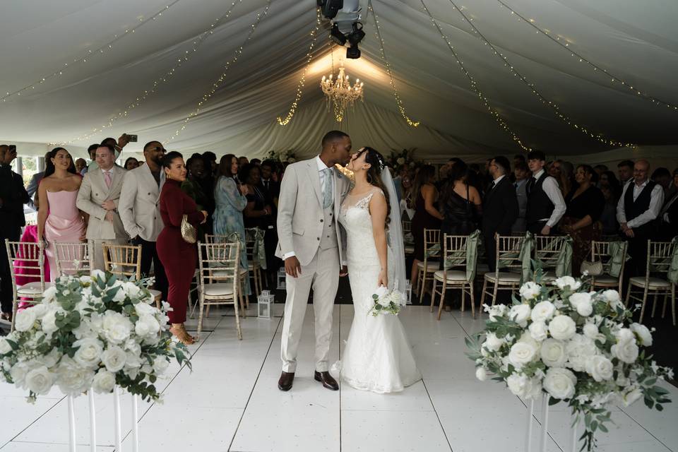 Ceremony indoors