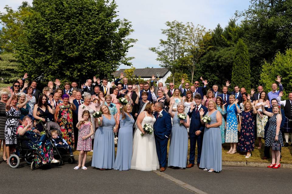 Whole wedding crew