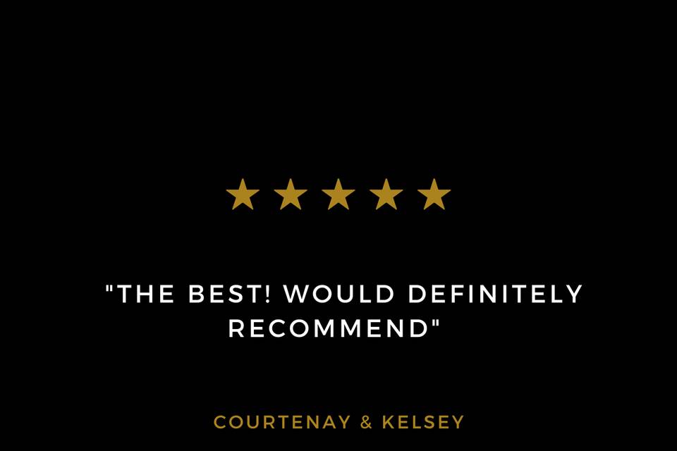 Courtenay & Kelsey Testimonial