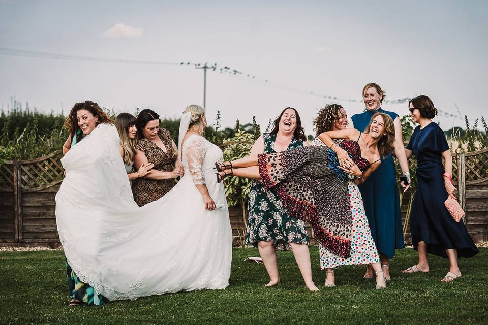 Brides friends