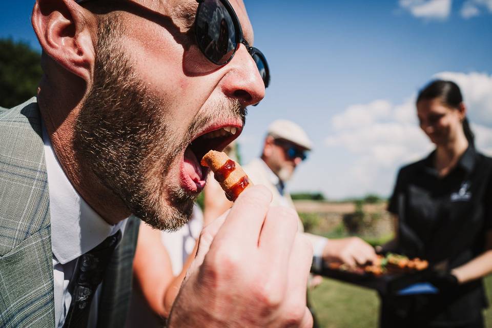 After ceremony canapés