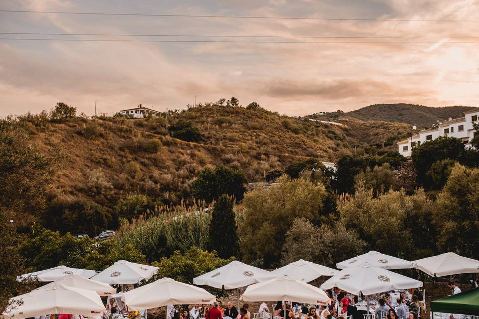 Spanish villa wedding