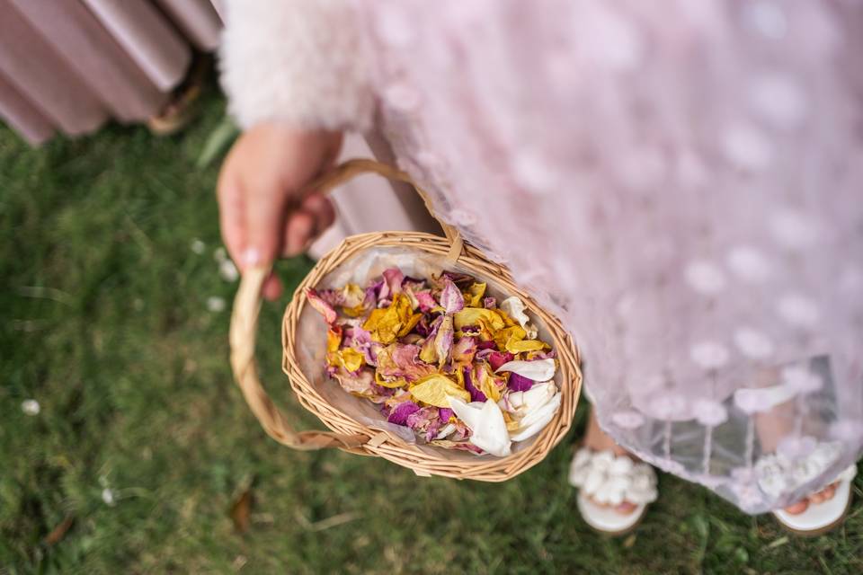 Homemade confetti