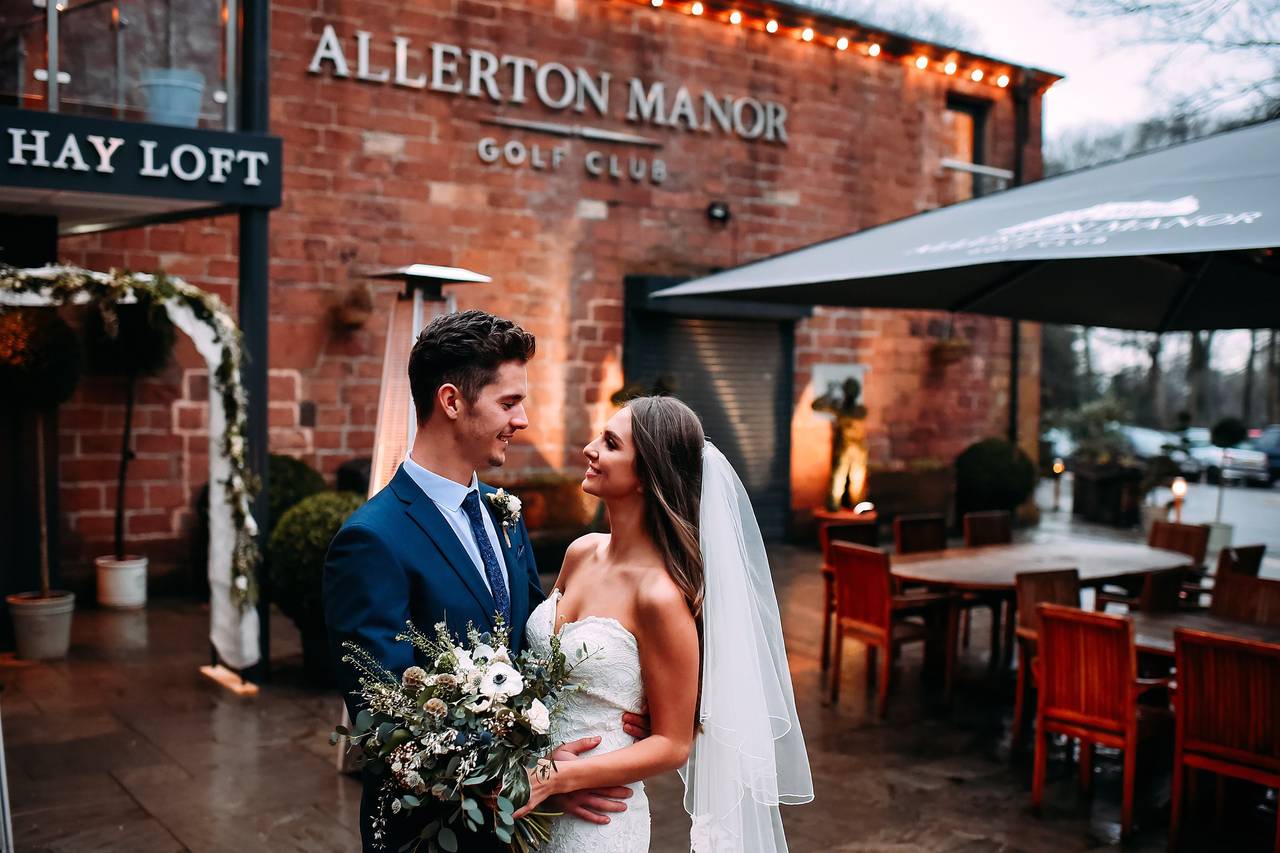 The Hay Loft At Allerton Manor Golf Club Wedding Venue Liverpool