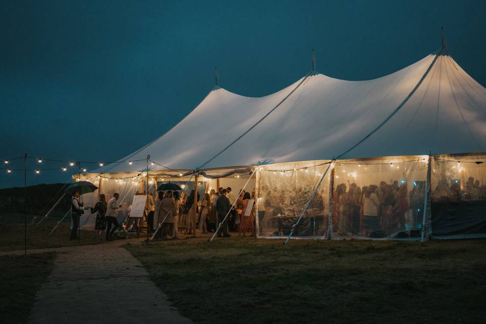 Sailcloth at night
