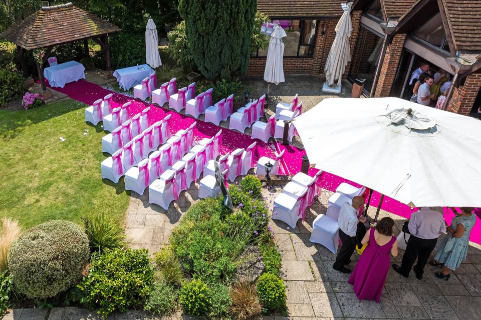 Gazebo in the garden