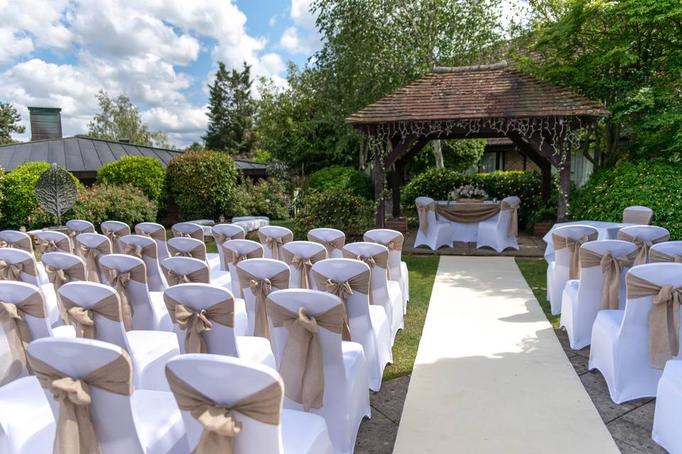 Gazebo in the garden