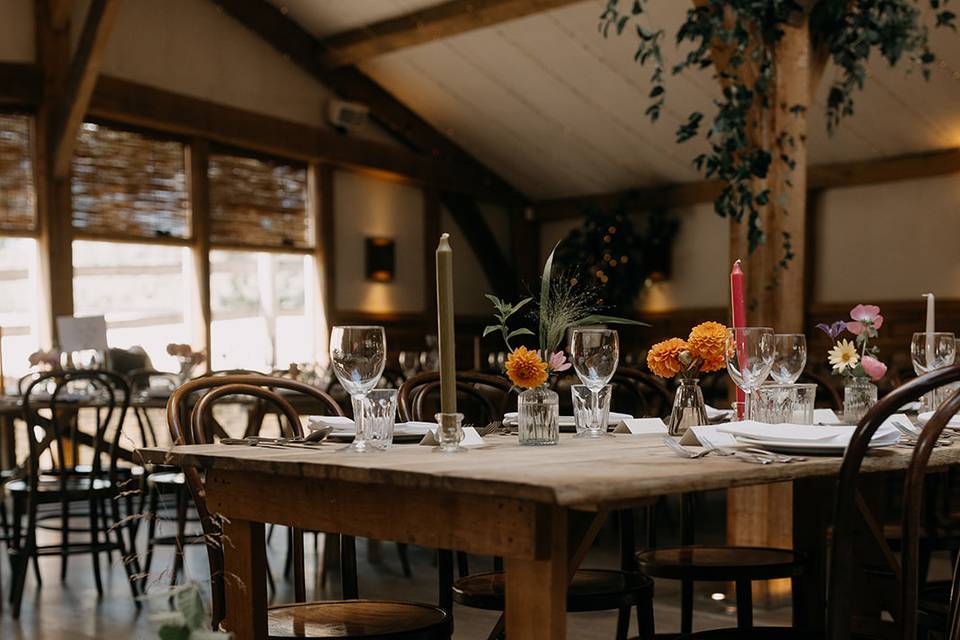 Table Flowers Floral Meadows