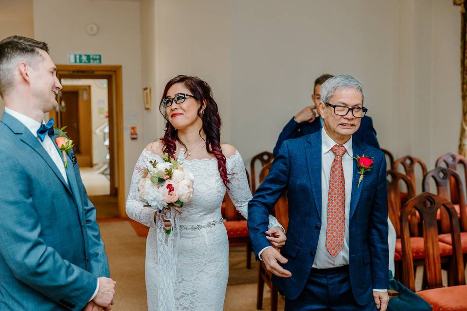 ANDREW & SIOBHAN REGISTRY WEDD