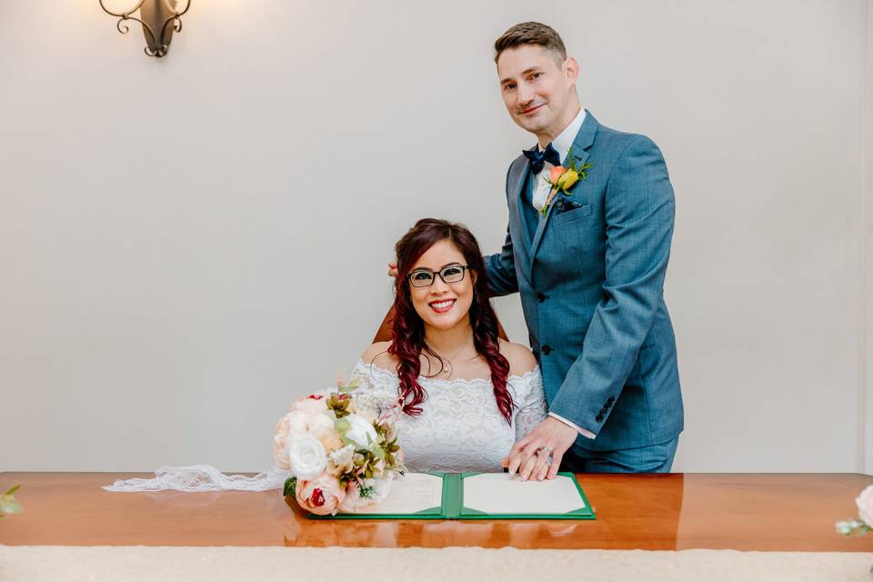 ANDREW & SIOBHAN REGISTRY WEDD