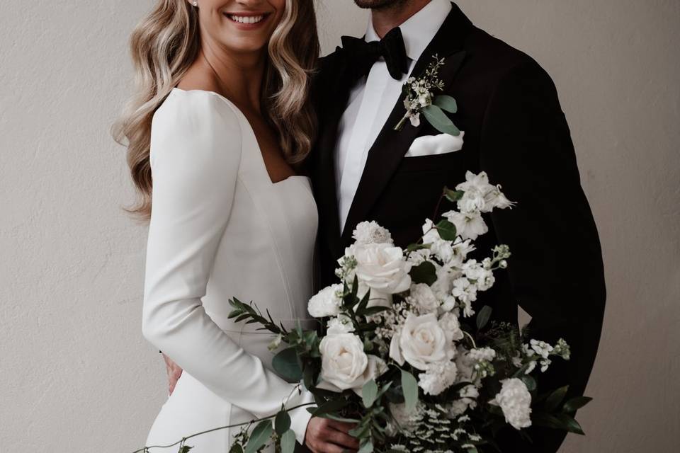 Large White and Green Bouquet