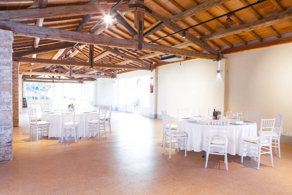 Open interior