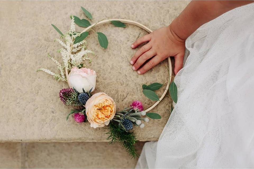 Flower Girl Hoop