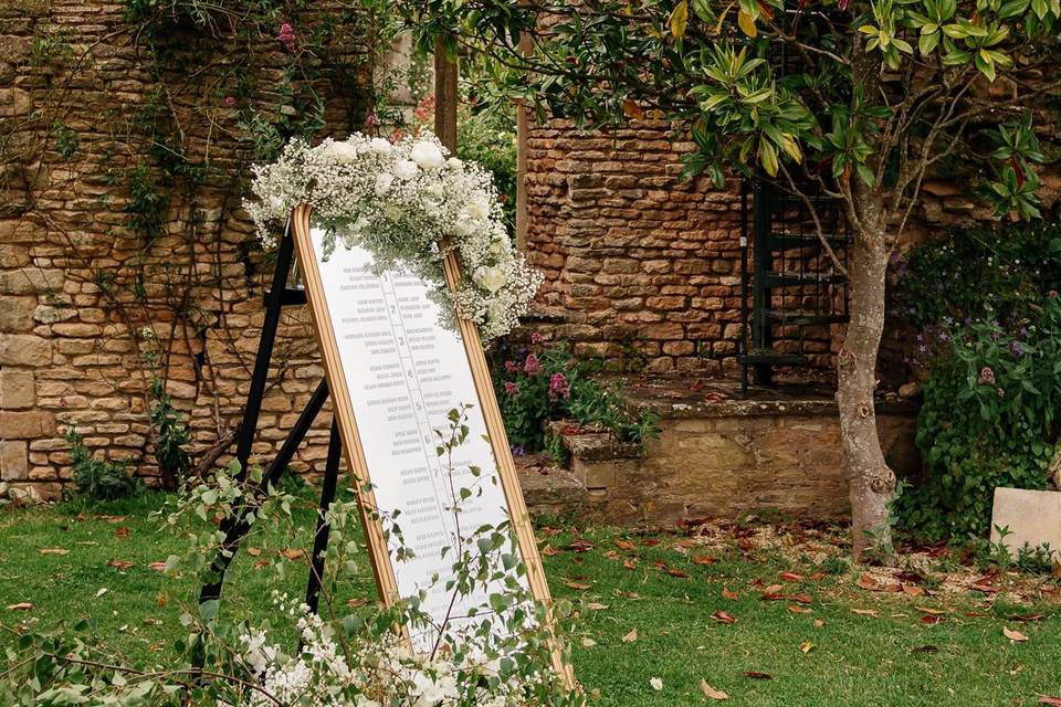 Euridge Wedding Floral Sign